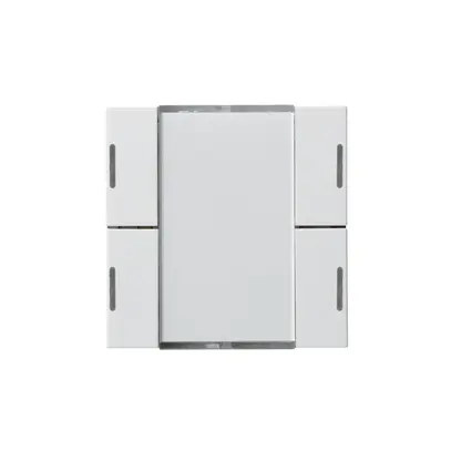 Kit frontal Hager kallysto 4×KNX LED systemlink/easylink blanc 