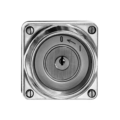 Contatto rotat. INS umid.0<-1/2 Al, con serratura di sicur. 