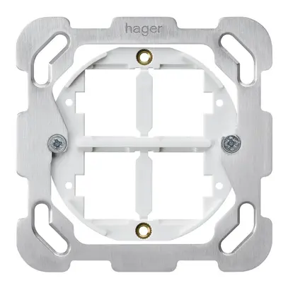 Anneau de support Hager HMS F pour 4 modules 