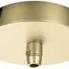 Rosace de plafond SLV FITU 1×sortie, Ø85mm, or 