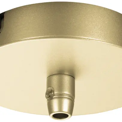 Rosone da soffitto SLV FITU 1×uscita, Ø85mm, oro 