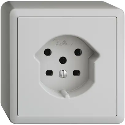 Prise AP EDIZIOdue FX54 T15 gris clair 