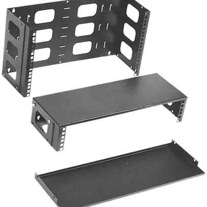 Wandgehäuse 19" offen 2HE 500×175mm 