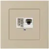 Scatola INC kallysto.pro 1×RJ45u+1×TT83 beige 