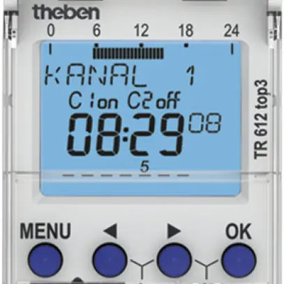 Timer AMD digitale Theben TR 612 top3, 2-canale 