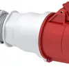 Presa mob.CEE Bals 5P 32A 400V 3h rosso IP44 nich.Quick C. 