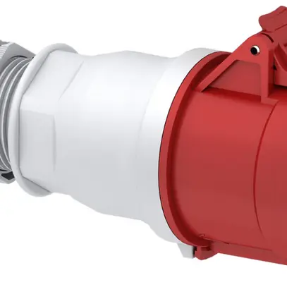 Presa mob.CEE Bals 5P 32A 400V 3h rosso IP44 nich.Quick C. 