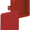 Boîte dérivation AP i 12 vide 85×85×37mm, rouge RAL 3020 