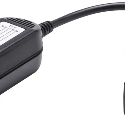 Adaptateur de transition TT83m/RJ45f STP, noir 