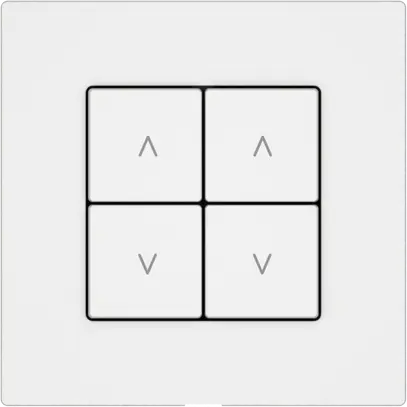 Stazione sec.tapparelle EDIZIO.liv Wiser SNAPFIX® 2 canali 4 tasti WLAN bi 