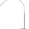 Lampadaire SLV FENDA BOW BASE, E27 40W IP20 chromé 