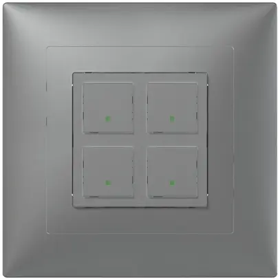 Kit frontal ENC ABB SIDUS alu pour senseur 2×free@home 