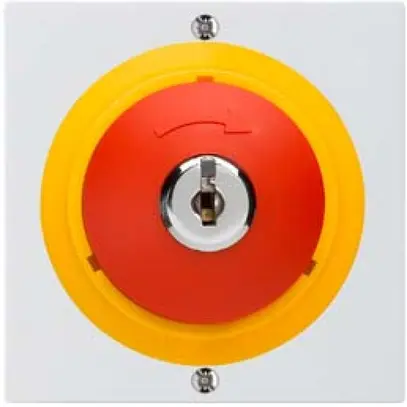 Contatto rota.c.chiave kallysto ARRESTO DI EMERGENZA bianco 