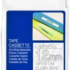 Cassette ruban Brother TZe-135 12mm×8m, transparent-blanc 