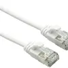 Patchkabel RJ45 ROLINE Slim 0.5m weiss U-FTP Kat.6A LSZH Kl. EA 10GB 