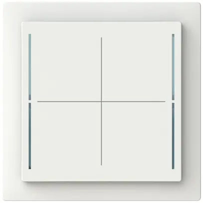 Elemento di comando AP ABB SIDUS touch free@home con BCU 1…4-volte bianco 