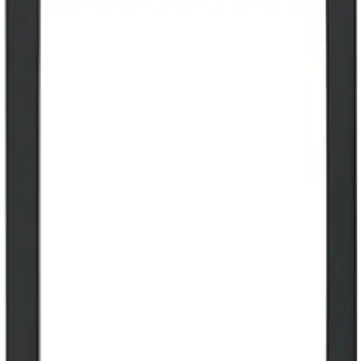 Placca di fissaggio Hager FLF 3/5 3×1 alluminio anodizzato ne 