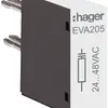 Modulo RC Hager 24VAC per fusibili EV018…EV038, EVN032…EVN045, EVL014…EVL027 