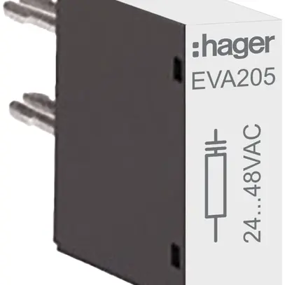 Modulo RC Hager 24VAC per fusibili EV018…EV038, EVN032…EVN045, EVL014…EVL027 
