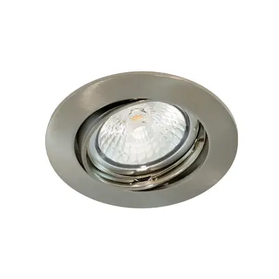 Lampa da incasso N-5049 nichel spazz. molle di tensione, Ø di montaggio 75mm 