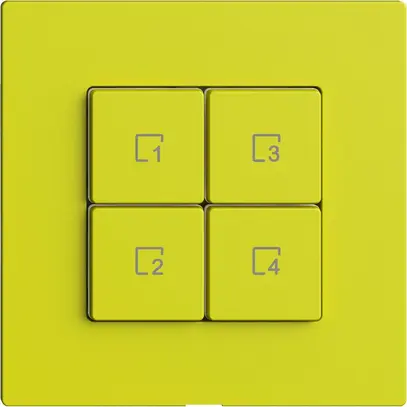 Comando per pulsante scena 4 scene/4T Edue Wiser lemon 