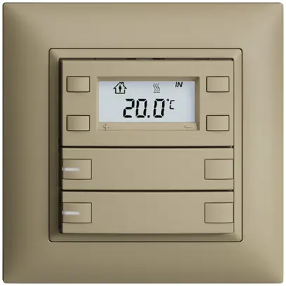 Pulsante RTH INC KNX 2×EDIZIOdue FMI sand, con LED RGB 