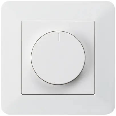 Variatore rotativo universale INC Hager kallysto.trend 20…400W/VA bianco 