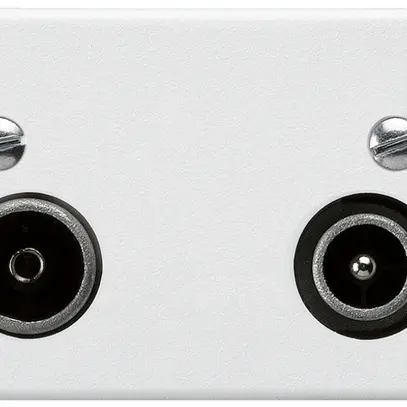 Prise d'antenne INC FLF R-TV 19dB de passage blanc 