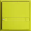 UP-Taster KNX 1-fach EDIZIOdue colore lemon RGB mit LED mit Papiereinlage 