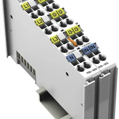 Module d.mesure d.la puissance AMD WAGO 3L 690VAC bobines d.Rogowski gris clair 