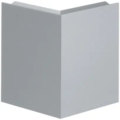 Coperchio per angolo esterno Hager BRA 80 alu 