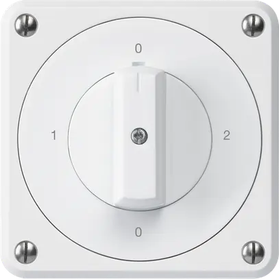 Interruttore rotativo INC robusto IP55 S2/1P bianco per combinazione 