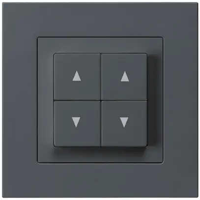 Interrupteur pour stores ENC kallysto.pro anthracite avec 4 touches 