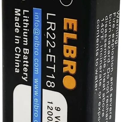 Pila al litio diossido di manganese LR22 9V 1 pezzo 