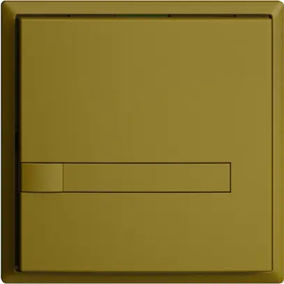 Pulsante INC KNX 1×EDIZIOdue olive RGB senza LED con inserto carta 