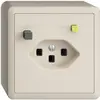 Prise AP EDIZIOdue T23 FI 30mA crema 