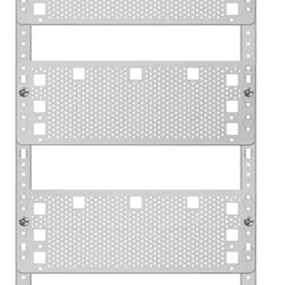 Panello Media ABB, con 2 file DIN, altezza 3, 7 file per distributore vuoto 