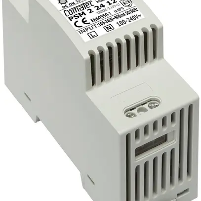 Alimentazione AMD Comatec PSM2, IN: 100…240VAC, OUT: 12VDC/24W, stabilizz. 2UM 