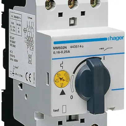 Salvamotore Hager 0.16…0.25A 