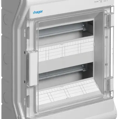 Quadro di distribuzione AP Hager vector 2 file 24UM IP54/IP65 310×427×151mm 