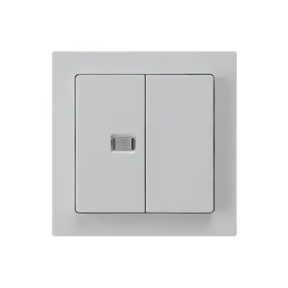 Kit frontale kallysto grigio chiaro con 1 lente 60×60mm 