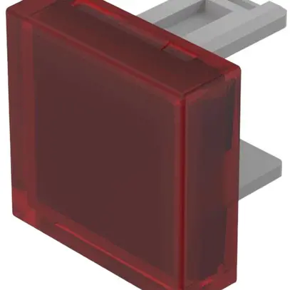 Druckhaube EAO31 15×15mm tansluzent, rot 