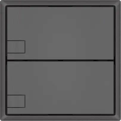 Poussoir universel EDIZIO.liv UNI SNAPFIX® 12…48V s.LED 2× comm.1T grf 