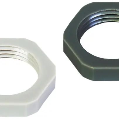 Contre-écrou Plica six pans PA PG13.5 gris 