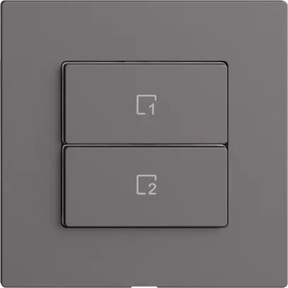 Kit recouvrement pour poussoir scène 2 scènes vert./2T Edue Wiser gris foncé 