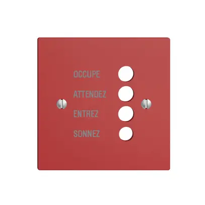 Plaque frontale berry français EDIZIOdue 