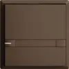 UP-Taster KNX 1-fach EDIZIOdue colore coffee RGB mit LED mit Papiereinlage 
