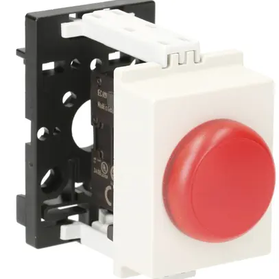 Signal lumineux AMD K&N, 24VAC/DC, 2UM, calotte rouge 