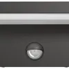 Applique LED myGarden Bustan, 9W 230V 2700K PIR 78×92×220mm IP44 anthracite 
