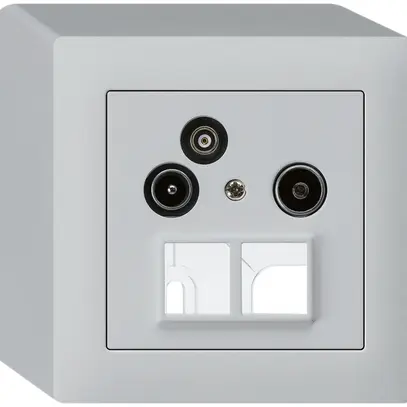 Prise pour antenne AP R/TV-Données kallysto HMS 2GHz 19db gris clair 